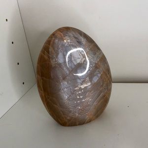 Black/Peach Moonstone Freeform